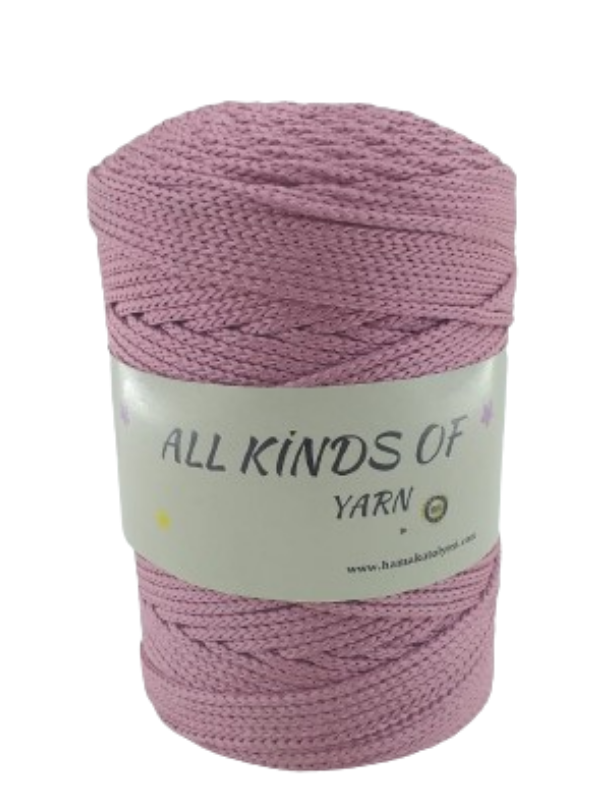 Polyester Makrome Gül Kurusu