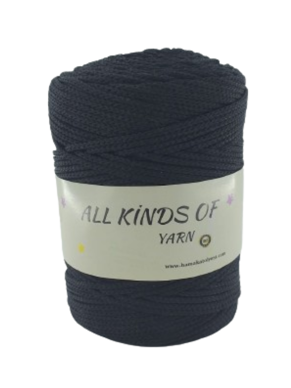 Polyester Makrome Siyah