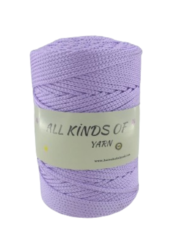 Polyester Makrome Lila