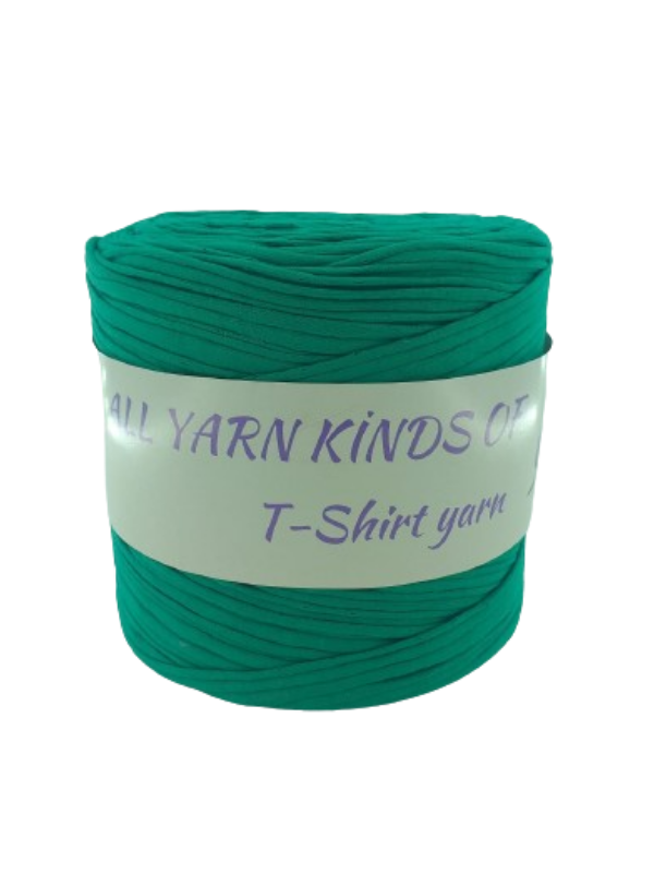 T-shirt ipliği Ekru Yeşil